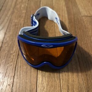 Vintage SMITH Blue and Orange Ski Goggles